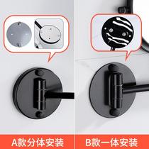 Punch-free cosmetic mirror telescopic mirror bathroom folding rotating mirror double-sided toilet wall-mounted magnifying beauty Hotel