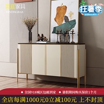Light luxury style entrance cabinet rock board kitchen household foyer dining side cabinet Living room wall simple home partition locker