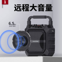 Square Dance Audio Handheld with Wireless Microphone Large Volume Outdoor Portable Small Home K Song Bluetooth Speaker