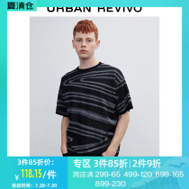 UR2021 spring and summer new mens fashion round neck casual knitted loose T-shirt MV14S9BN2005