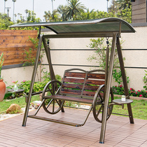 Courtyard Outdoor Leisure swing hanging chair home rainproof sun protection rattan villa garden terrace balcony rocking chair