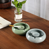 Ashtray Home Living Room Personality Ashtray Creative Chinese Luxury High-end Ashtray Ceramic Office