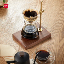 German myle coffee maker household hand flush drip filter Cup cloud pot slender pot bean grinder filter paper set