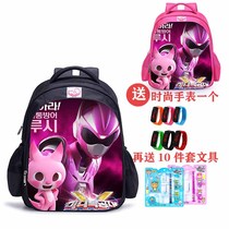 The new mini agent team Lucy schoolbag childrens kindergarten boy Primary School students first second and third grade burden reduction schoolbag