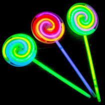 Can rotate lollipop glow stick glow windmill luminous toy turn colorful children fluorescent birthday party
