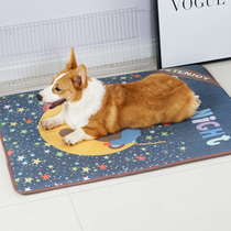 Pet dog mat summer mat ice mat cat cooling mat bite-resistant sleeping ice silk breathable Koji four seasons nest