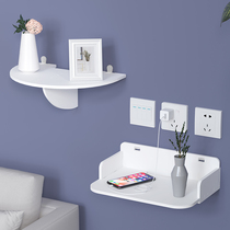Wall projector bracket non-perforated bedside wall rack shelf Wall shelf Wall hanger tray
