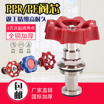 PPR globe valve spool 4 points 6 points 1 inch lifting water pipe valve water switch accessories all copper 20 25 32