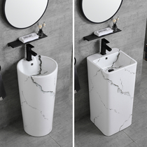 Chinese style column basin underglaze wash basin Chinese style basin balcony wash hand wash basin floor courtyard Basin