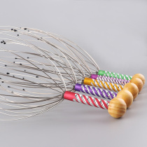 Eight-claw fish head massager steel wire iron wire head grip scalp massager massage grip 8-claw head massage claws