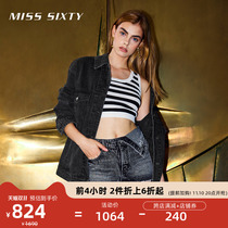Miss Sixty 2022 autumn new denim jacket womens hot drill 6W3WJ7661000