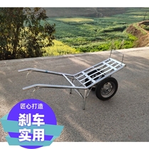 Agricultural unicycle flatbed truck Tiger car Factory orchard mountain handling chicken bus trolley Dump trolley