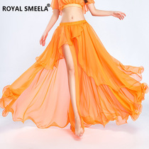 Belly dance skirt practice suit bottoms female 2021 new beginner skirt summer oriental dance skirt sexy long skirt