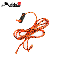 Beishan Wolf outdoor tent nylon rope solid windproof rope with buckle adjustment buckle 1 8 meters