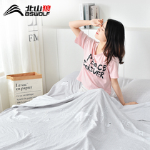 Travel anti-dirty sleeping bag Staying in the hotel Adult adult duvet cover Travel portable single double anti-dirty sheets non-cotton