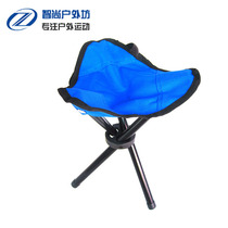Portable test outdoor triangle stool art sketch folding chair beach canvas fishing chair simple mini Maza