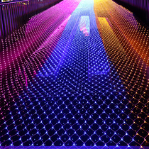 LED mesh fishing net lights solar small color lights flashing lights starry lights starry lights outdoor waterproof festival neon decoration