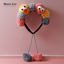  Hair band female face washing cute cartoon hair band female face washing net red headdress washing hair cover female face washing hair band hair band