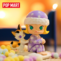 POPMART Bubble Mart MOLLY one-day series blind box Tide play boutique desktop Net red trend ornaments