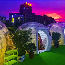 Transparent Bubble House Catering Starry Sky Inflatable Tent Outdoor Shake-in-the-room Red Restaurant Double Mongolian Bauer House Custom