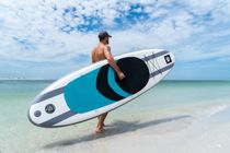 ROC standing paddle board double-layer thickened inflatable primary SUP paddle board surfboard leisure paddle board yoga board