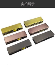 Glass door short clip frameless tempered glass stainless steel electroplated titanium gold rose gold black titanium upper and lower door clips