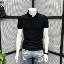 Polo shirt mens short sleeve T-shirt summer Tide brand 2021 new trend slim high end leisure business lapel collar