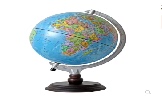 (Publishing House straight hair) G2506 25cm Chinese and English relief lighting globe satellite political District ocean current double picture version students use world map ball children creative high school geography portable teaching students