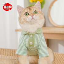 Net red kitten clothes autumn ins thin cloth cat English short blue cat kitten unprotected hair cute winter