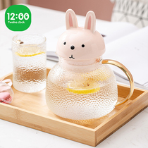 12 oclock cold kettle glass high temperature resistant cold water Cup home teapot large capacity cold white water cup set cool kettle