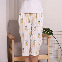 Ladys home 70% Sleeping Pants Modale Thin print Summer loose Big code casual home shorts can be worn outside