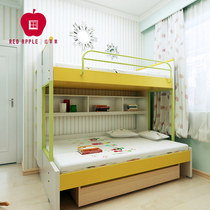 Red Apple whole house custom furniture Childrens Fun bed free combination childrens bed can be customized child mother bed