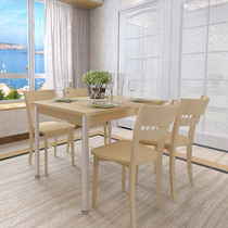 Red Apple furniture table four chairs C1 restaurant set furniture table and chair combination table dining table R232-48