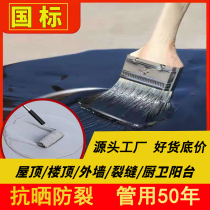 Waterproof coating polyurethane roof exterior wall cracks toilet asphalt plugging and leakage Wang waterproof repair material glue
