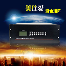 Meijia Ai 8 in 12 out hybrid matrix switcher HD digital video host