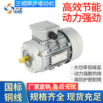 4-stage aluminum YS MS three-phase asynchronous motor AC 60w 90w 750w56-112 base reducer matching