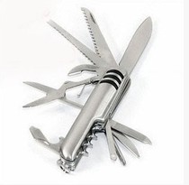Multifunctional Sabre Tool Knife 11 Features Convenient Folding Knife Swiss Multipurpose Knife Fruit Knife 110g