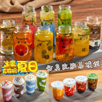 New product simulation food fruit tea model dirty milk cover tribute tea juice props drink ice cream display soft