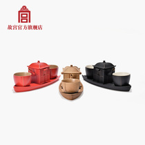  The Forbidden City Qingming Shanghe Mingxiang tea set Tea set gift box Teachers Day gift The official flagship store of the Forbidden City