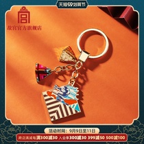 Forbidden Dragon Keychain Imitation Enamel Craft Key Chain Teachers Day Gift Palace Museum Official
