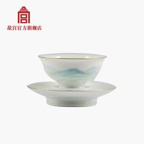 Forbidden City Qianli Jiangshan hand-painted cup creative Cup ceramic tea cup birthday Palace Museum official flagship store