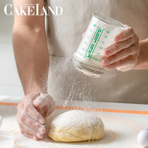 Sugar powder sieve Japan imported cakeland ultra-fine hand-held stainless steel baking matcha powder screen filter flour screen
