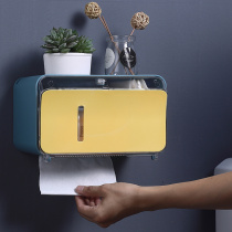 Sanitary carton toilet paper towel toilet paper paper drawer rack toilet household bathroom roll-free waterproof