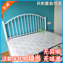  Chengdu sunshine rental room furniture is strong without noise quiet wrought iron bed simple white pastoral princess double bed