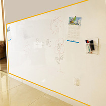 Magnetic graffiti wall film set childrens painting paper baby home writing drawing board graffiti board veneer wall environmental protection erasable