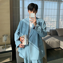 Hualun early spring light ripe mens clothing 2021 Korean casual suit suit mens sense of fall handsome Korean boys suit