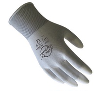  Selite N10551 Labor insurance finger PU coated gloves wear-resistant dip glue breathable dexterous non-slip electronic gloves