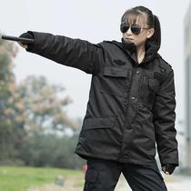 Military Cotton Coat Mens Thickened Special Soldiers for Heavy Clothes Security Northeast Cotton Coats Women Waterproof winter Anti-cold