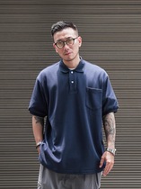NORELIGION no faith POLO shirt mens Japanese cityboy summer loose solid color lapel short-sleeved T-shirt tide