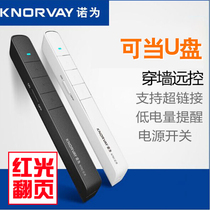 Nuo is N78C charging lithium battery ppt page turning pen laser remote control projection U disk teacher with whiteboard pointer meeting